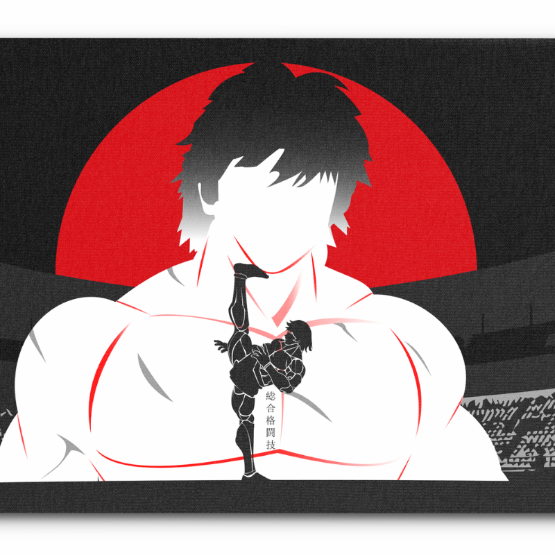 riesen mauspad baki hanma