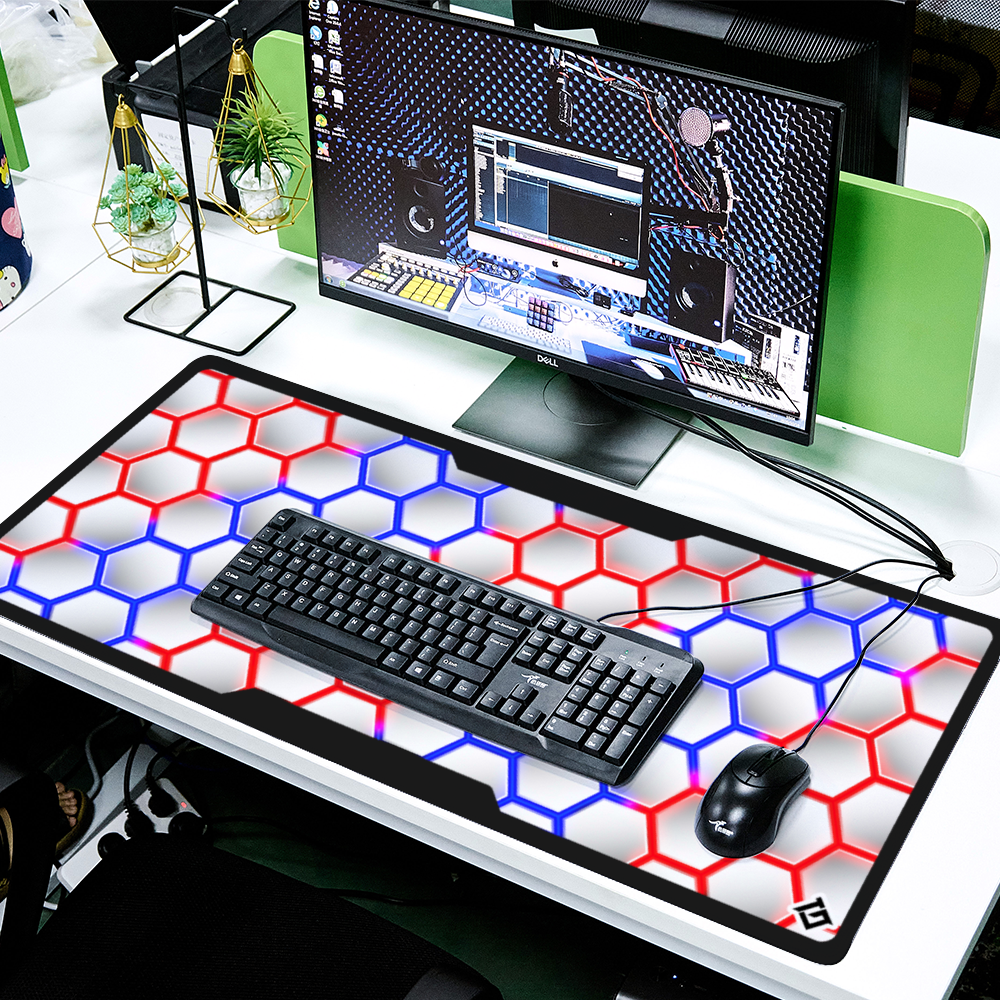 white fusion mauspad fur gamer