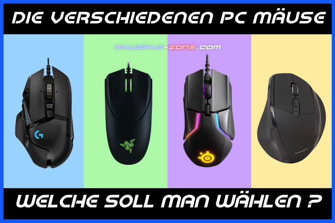 Die verschiedenen PC-Mäuse : Welches Modell sollte man wählen?