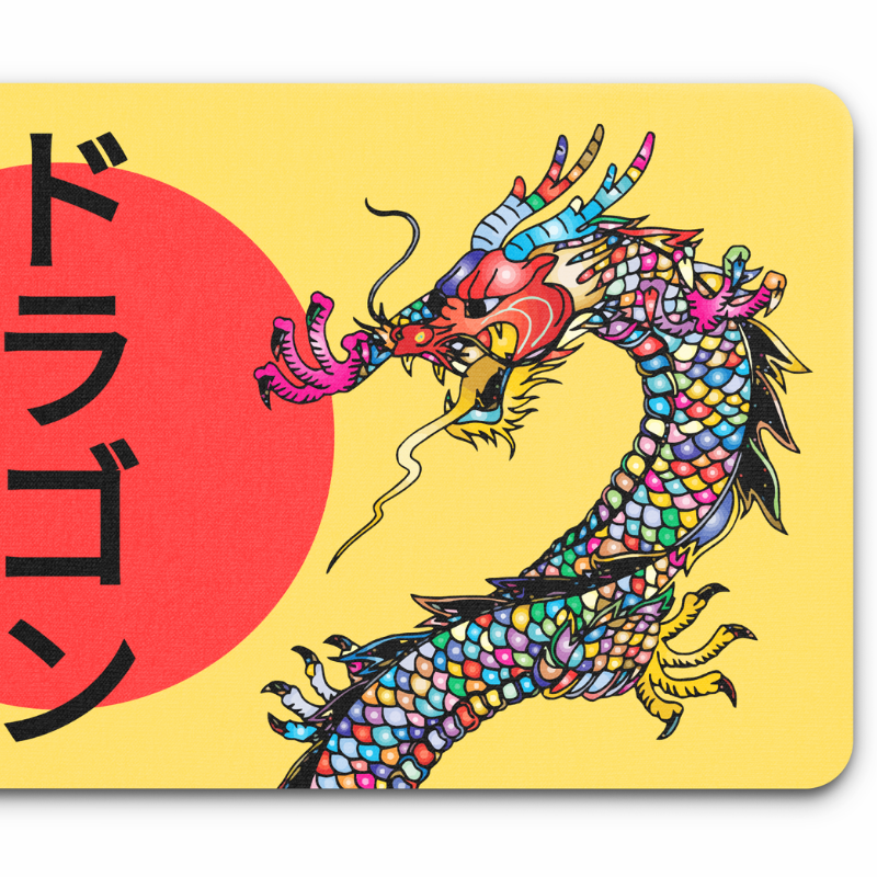 drache japan mauspad