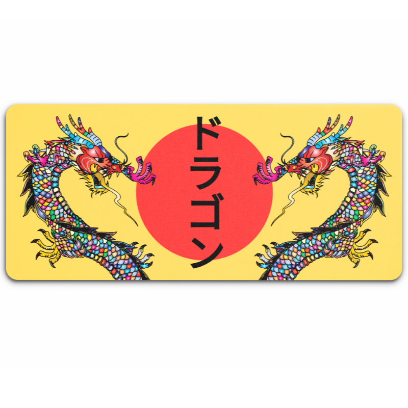 japanische drache mauspad