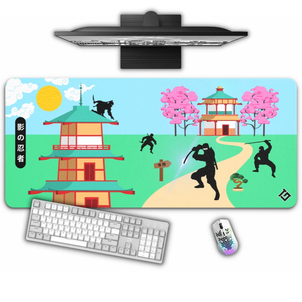 japanische ninja gamer mauspad