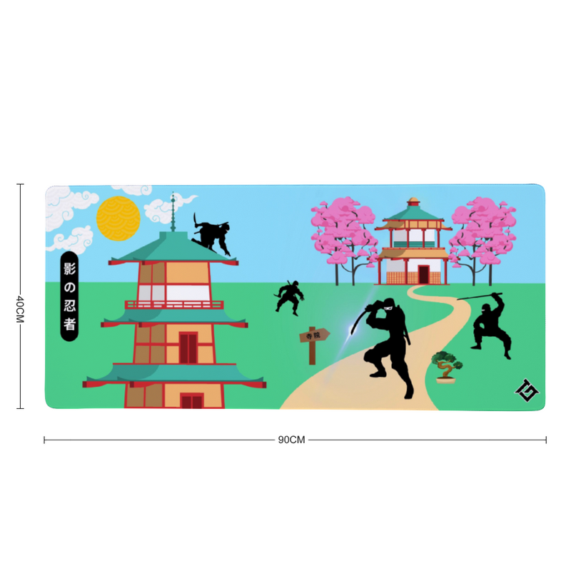 japanische ninja xxl mousepad