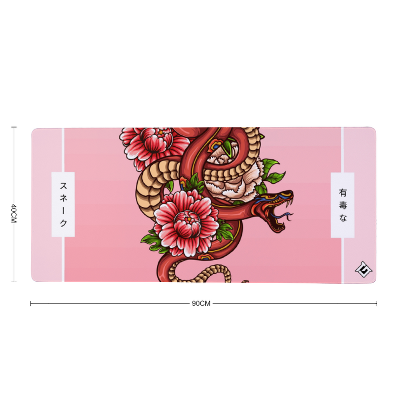 japanische schlange xxl mousepad