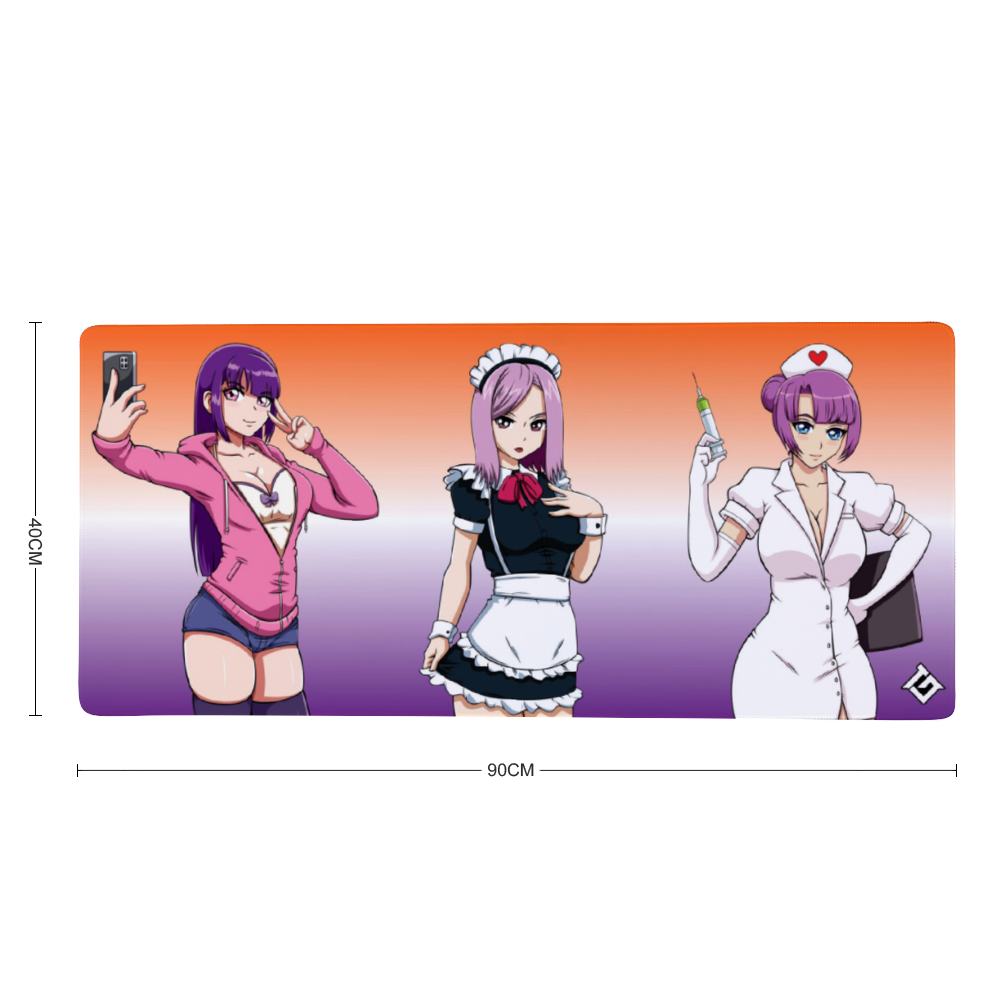 oppai girl mausmatte