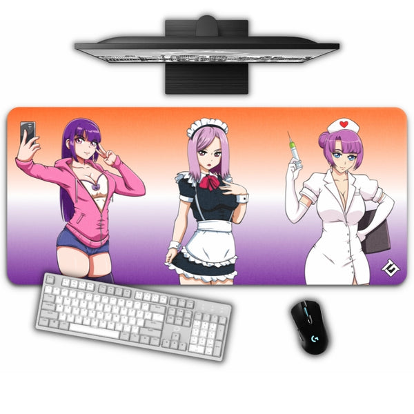 oppai girl mousepad