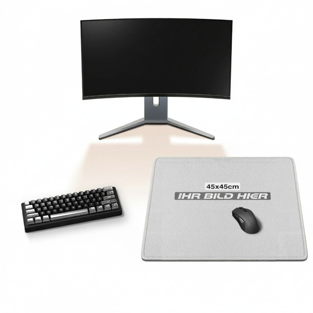 personalisisertes quadratisches 450x450mm mousepad