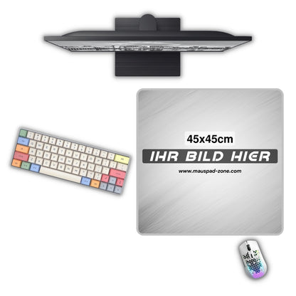 Persobalisiertes quadratisches gaming mauspad 45x45cm
