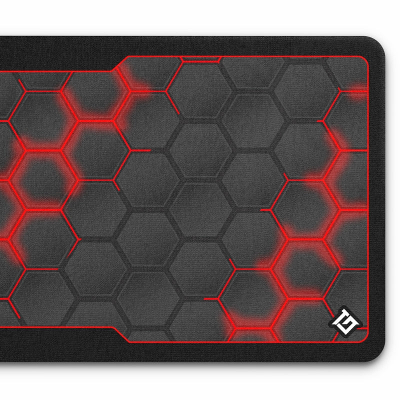 red fusion esport mousepad