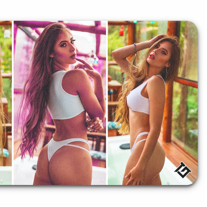 sexy frau bikini xxl mousepad