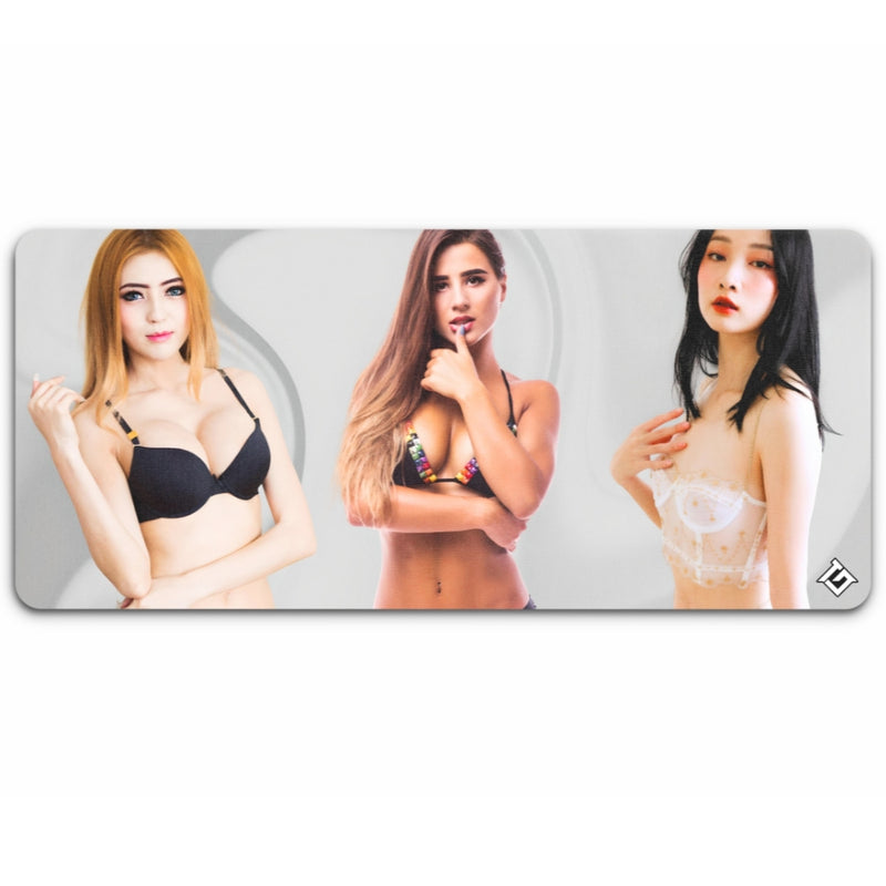 sexy Frauen mit großen Brüsten mousepad fur gamer