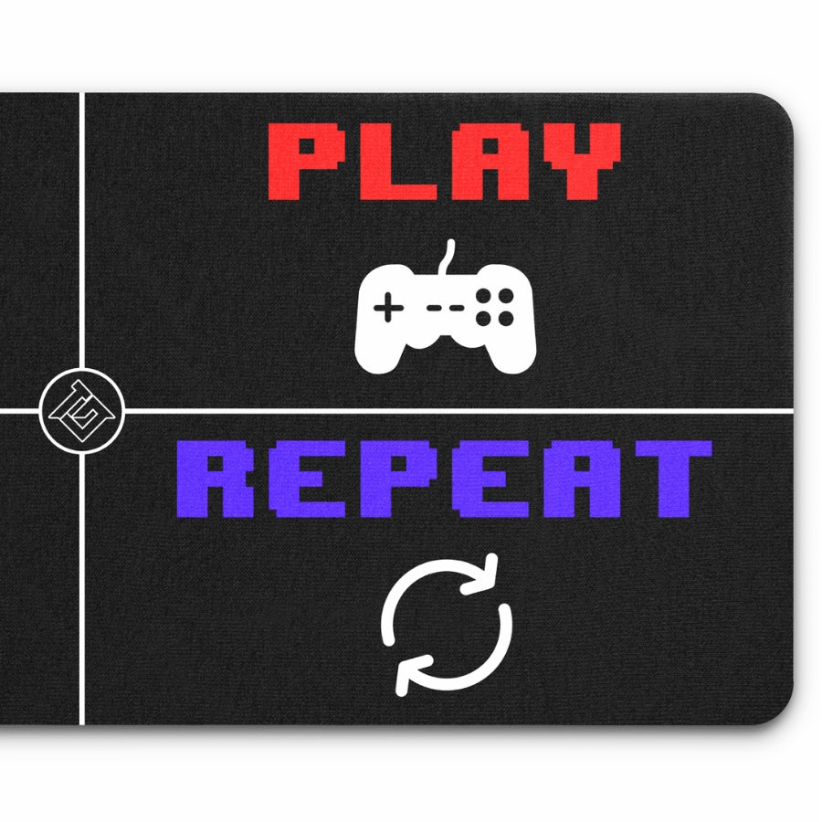 XXL mauspad eat play sleep repeat
