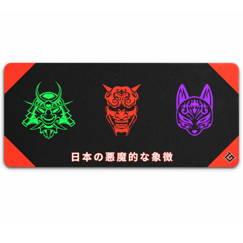 xxl mousepad japanische embleme